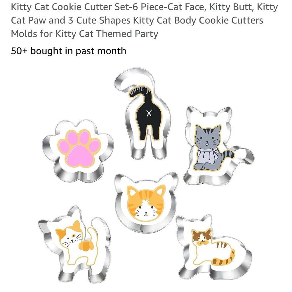 Cat Cookie Cutter Set - Picture 2 of 5